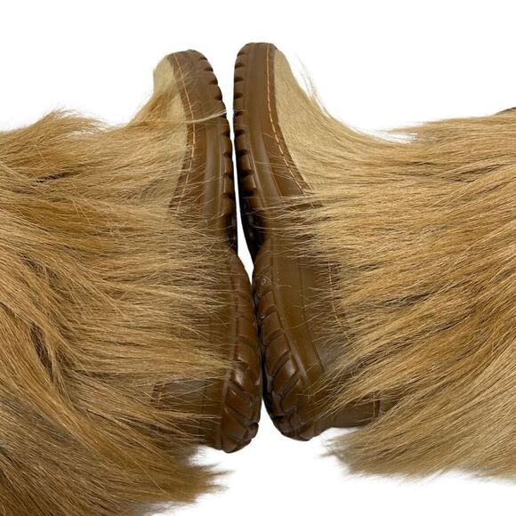 Pajar tan scarlet tassel tie goat hair apres ski boots size 36 (5.5-6) - Picture 8 of 15
